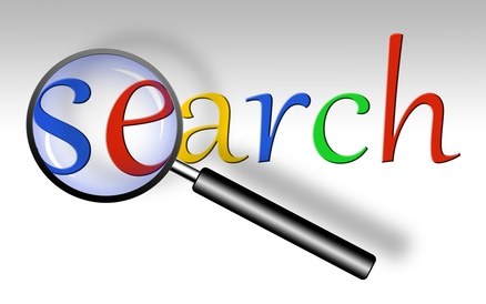 search - Lupe in Google-Farben